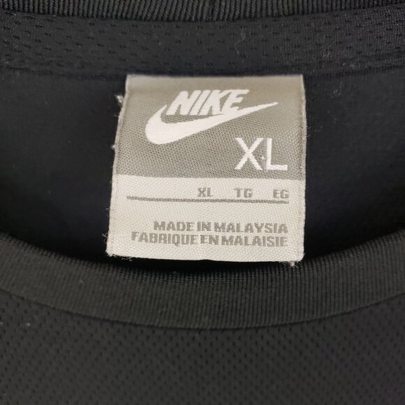 Nike Mens Black Dri-Fit T-Shirt XL Athletic Fit Running Tee - Picture 8 of 8